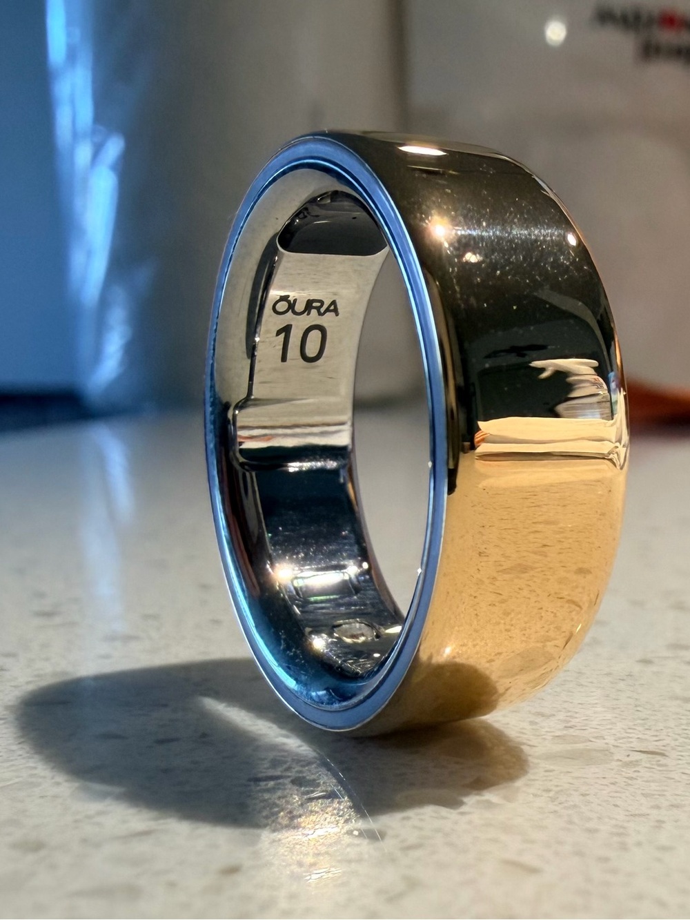 Oura Gold and Silver Two-Tone Smart Ring